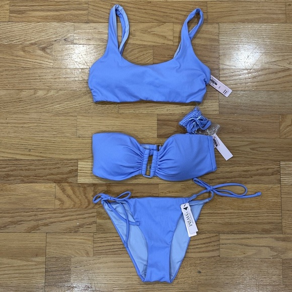 NWT Victoria’s Secret Swim Purple Bikini Separates Bundle - Picture 3 of 7
